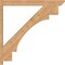 Ekena Millwork Merced Slat Smooth Outlooker, Western Red Cedar, 5 1/2"W x 44"D x 44"H OUT06X44X44MRC06SWR - alternate 3